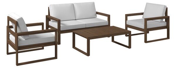 TERASOVÁ SEDACÍ SOUPRAVA dřevo Ambia Garden - Online Only zahradní nábytek, Online Only