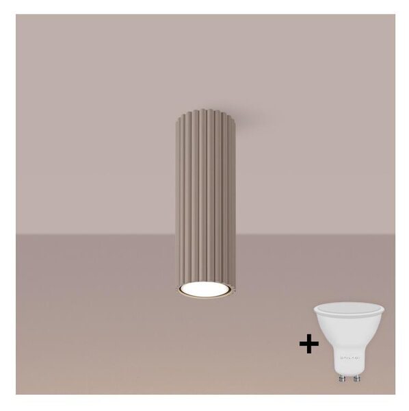 Brilagi - LED Bodové svítidlo CRESTO 1xGU10/10W/230V 20 cm taupe