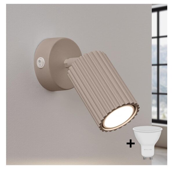 Brilagi - LED Nástěnné bodové svítidlo CRESTO 1xGU10/10W/230V taupe