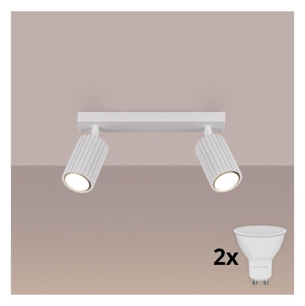 Brilagi - LED Bodové svítidlo CRESTO 2xGU10/10W/230V bílá