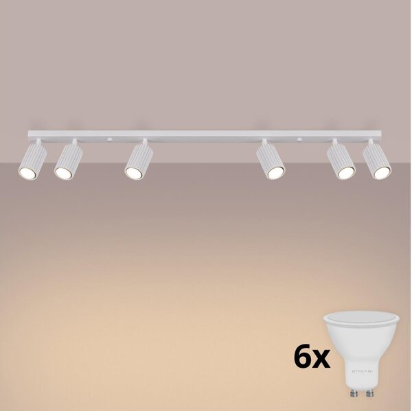 Brilagi - LED Bodové svítidlo CRESTO 6xGU10/10W/230V bílá