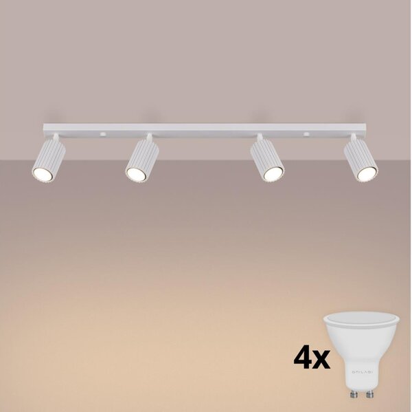 Brilagi - LED Bodové svítidlo CRESTO 4xGU10/10W/230V bílá