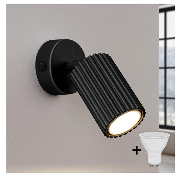 Brilagi - LED Nástěnné bodové svítidlo CRESTO 1xGU10/10W/230V černá
