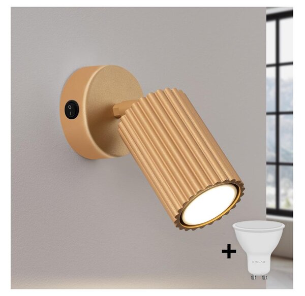Brilagi - LED Nástěnné bodové svítidlo CRESTO 1xGU10/10W/230V zlatá