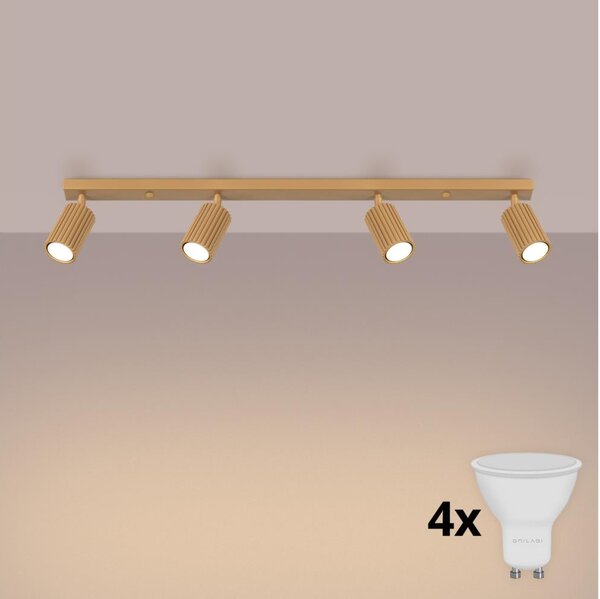 Brilagi - LED Bodové svítidlo CRESTO 4xGU10/10W/230V zlatá
