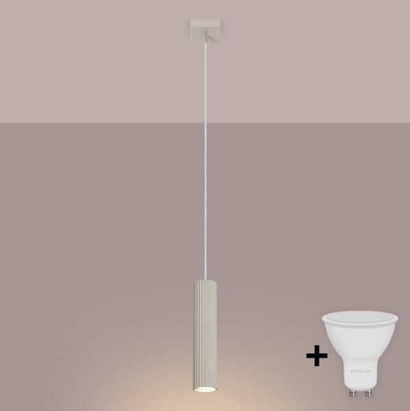 Brilagi - LED Lustr na lanku CRESTO 1xGU10/10W/230V krémová