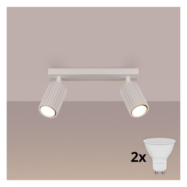 Brilagi - LED Bodové svítidlo CRESTO 2xGU10/10W/230V krémová