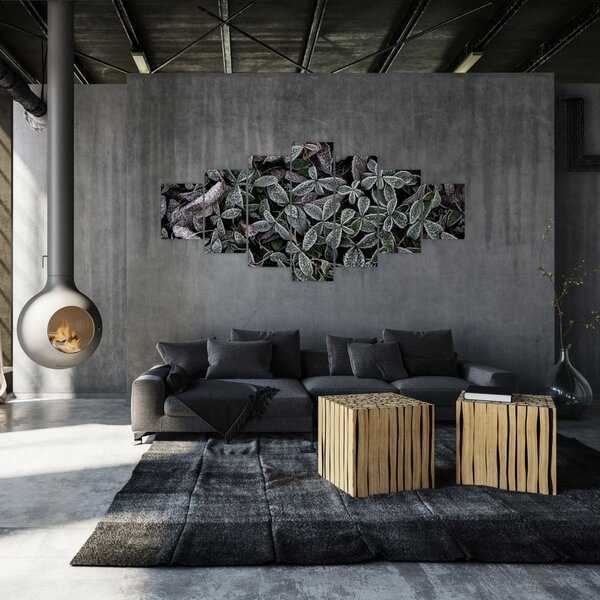 Obraz - Zmrzlé rostliny (210x100 cm)
