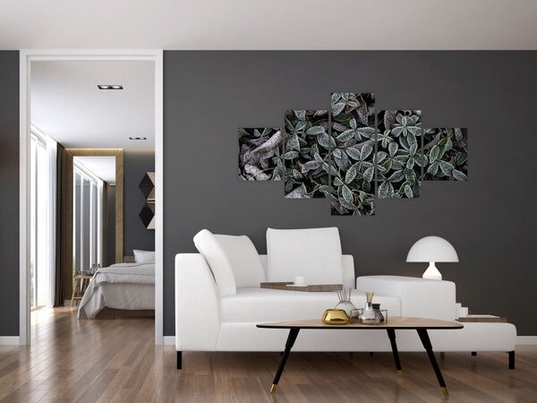 Obraz - Zmrzlé rostliny (125x70 cm)