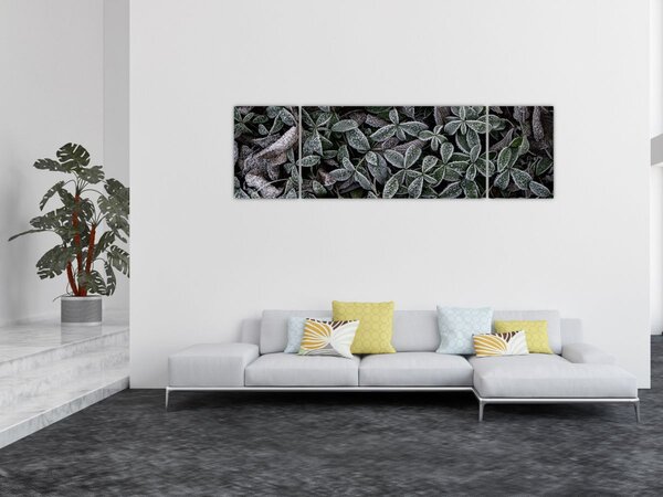 Obraz - Zmrzlé rostliny (170x50 cm)