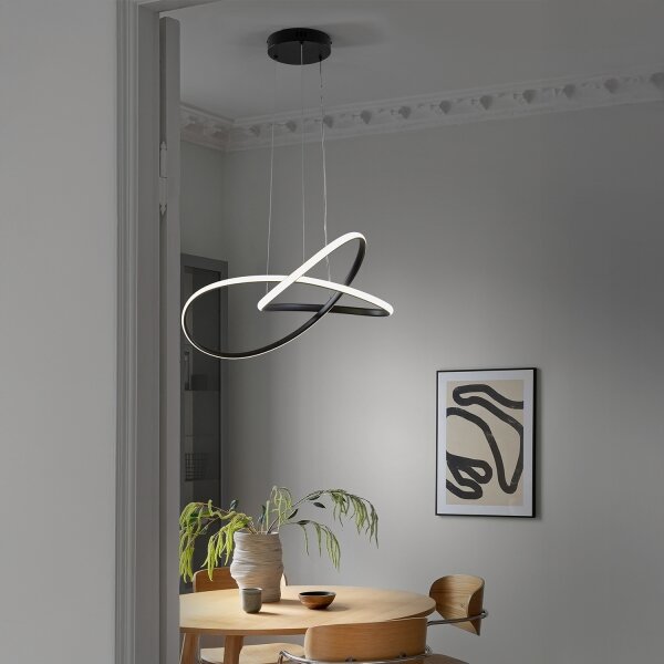 ONLI - LED Lustr na lanku DAFNE LED/30W/230W 4000K černá