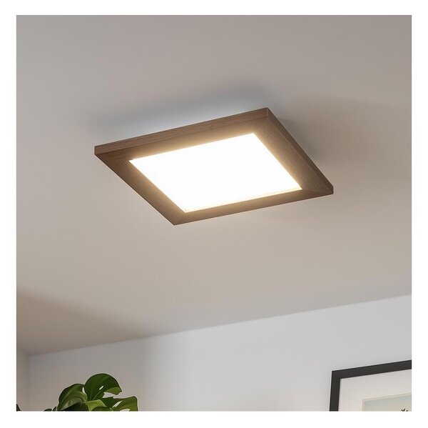 Brilagi - LED Stropní svítidlo SLIMFRAME WOOD LED/25W/230V 34x34 cm tmavě hnědá