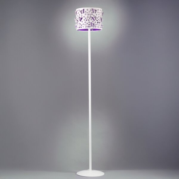 ONLI - Stojací lampa TITILLA 1xE27/22W/230V fialová/bílá