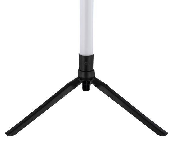 Stojací lampa ROCKY bílá/černá