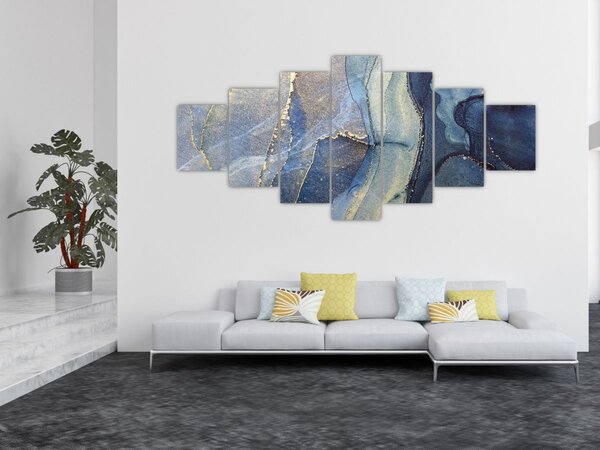Obraz - Abstrakce alkoholovým inkoustem (210x100 cm)
