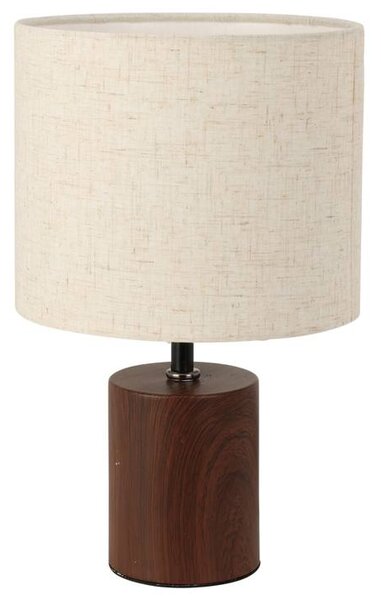 Stolní lampa JILL 2 písková/tmavě hnědá