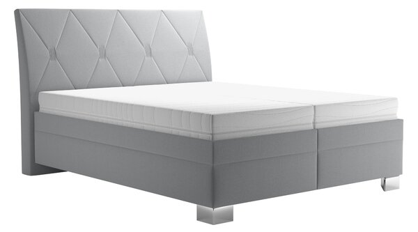 TIFFANY čalouněná postel, 160x200, Světle šedá