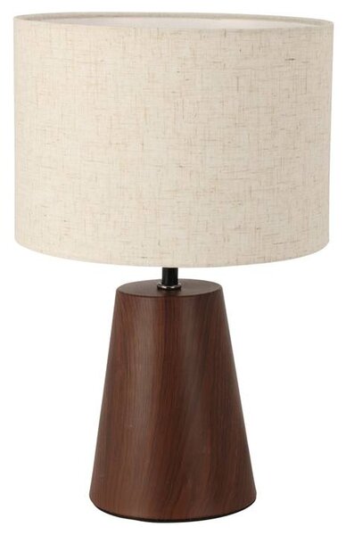 Stolní lampa JILL písková/tmavě hnědá