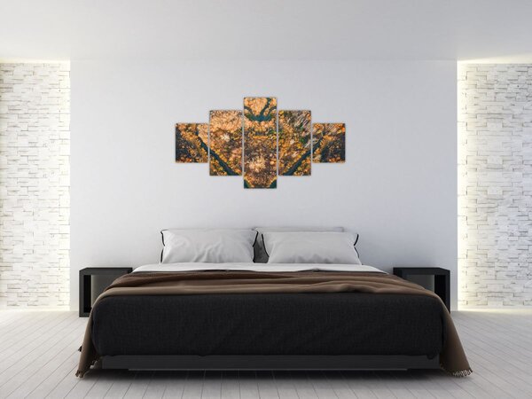 Obraz - Řeka ve tvaru srdce (125x70 cm)