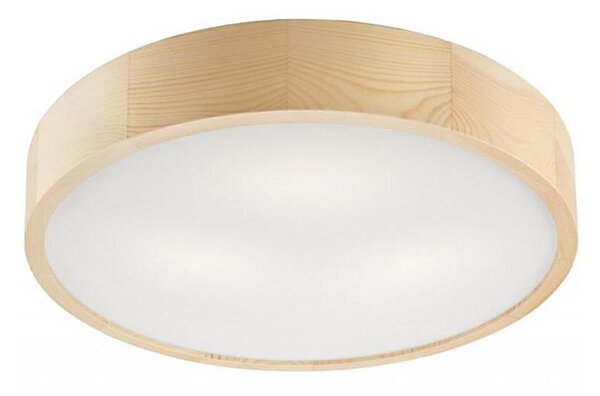 Stropní svítidlo NATURAL 3xE27/60W/230V pr. 47,5 cm borovice