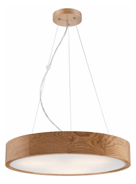 Lustr na lanku OAK 3xE27/60W/230V dub pr. 47,5 cm