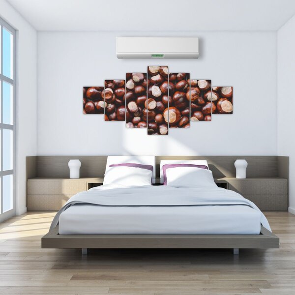 Obraz - Zralé kaštany (210x100 cm)