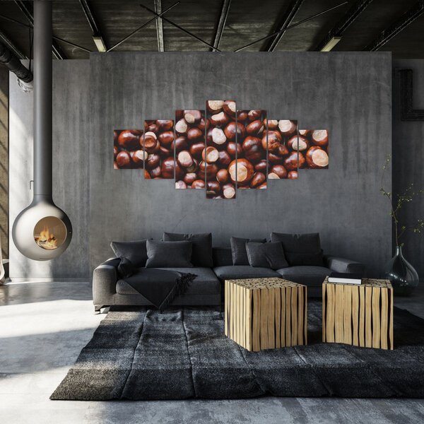 Obraz - Zralé kaštany (210x100 cm)