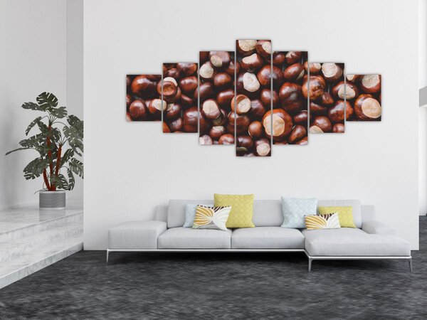 Obraz - Zralé kaštany (210x100 cm)