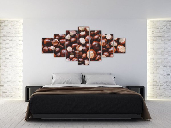 Obraz - Zralé kaštany (210x100 cm)