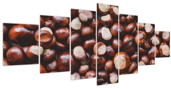 Obraz - Zralé kaštany (210x100 cm)