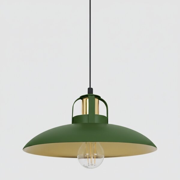 Brilagi - LED Lustr na lanku FLAMENGO 2xE27/60W/230V zelená