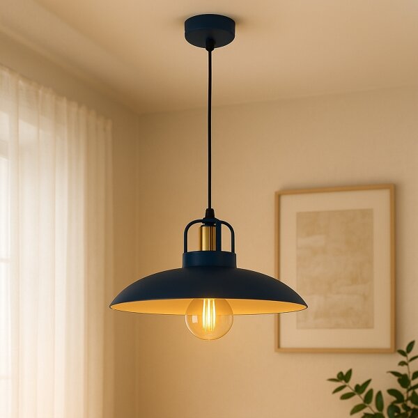Brilagi - LED Lustr na lanku FLAMENGO 1xE27/60W/230V modrá
