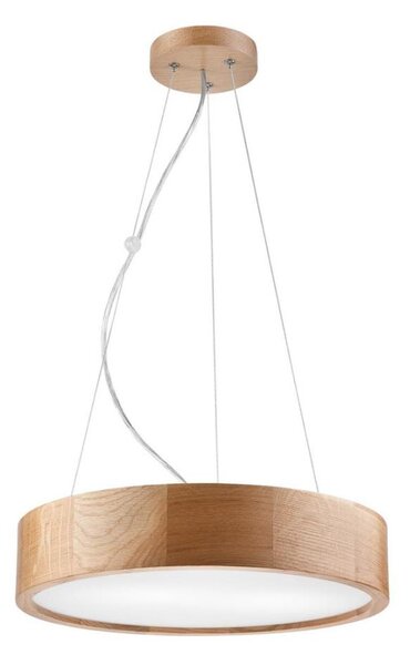 Lustr na lanku OAK 2xE27/60W/230V dub pr. 37 cm