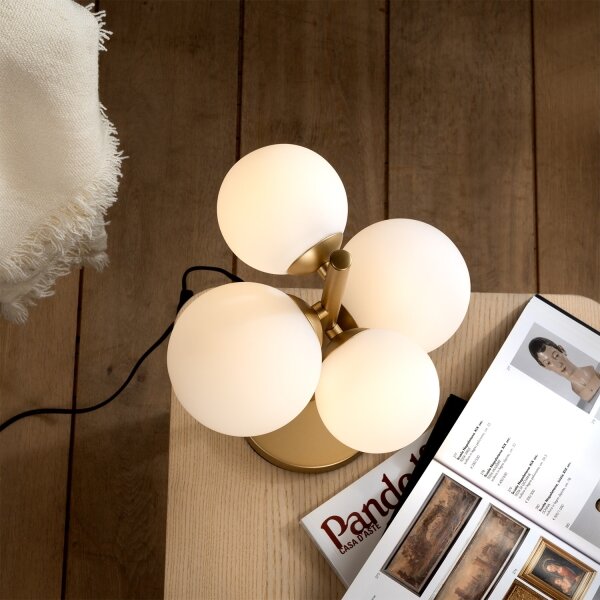 ONLI - Stolní lampa PALOMA 4xG9/10W/230V 48 cm zlatá