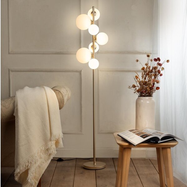 ONLI - Stojací lampa PALOMA 7xG9/10W/230V zlatá