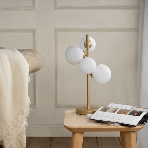 ONLI - Stolní lampa PALOMA 4xG9/10W/230V 48 cm zlatá