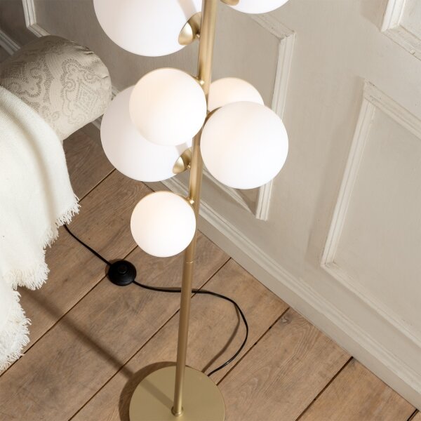 ONLI - Stojací lampa PALOMA 7xG9/10W/230V zlatá