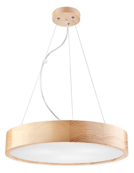 Lustr na lanku NATURAL 3xE27/60W/230V pr. 47 cm borovice