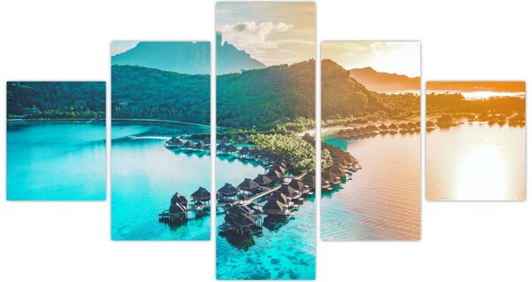 Obraz - Bora Bora (125x70 cm)