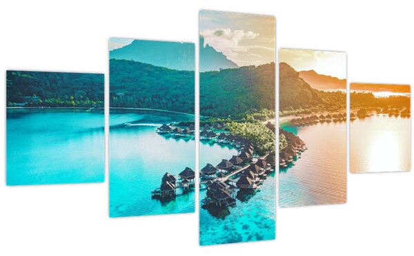 Obraz - Bora Bora (125x70 cm)