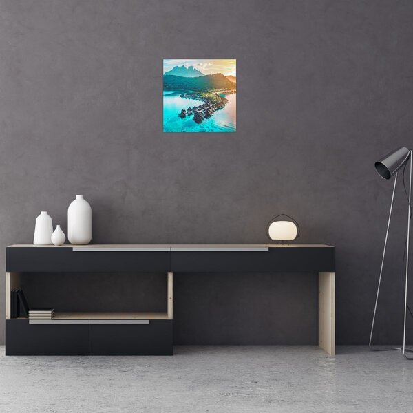 Obraz - Bora Bora (30x30 cm)