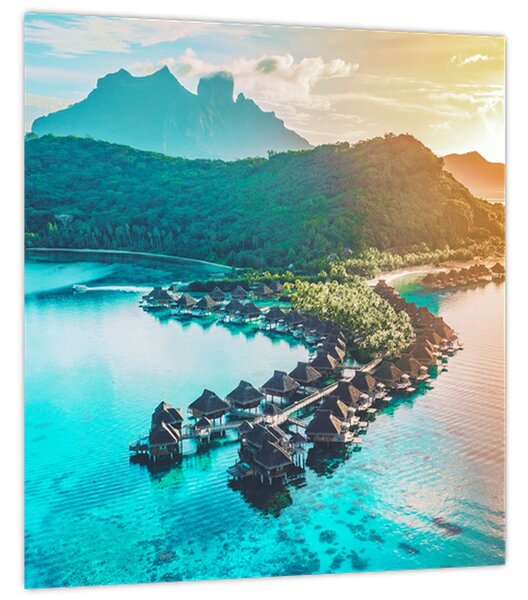 Obraz - Bora Bora (30x30 cm)