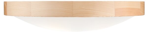 Stropní svítidlo NATURAL SLIM 3xE27/60W/230V pr. 47 cm borovice
