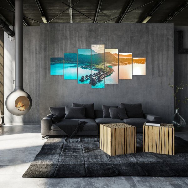 Obraz - Bora Bora (210x100 cm)