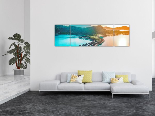 Obraz - Bora Bora (170x50 cm)