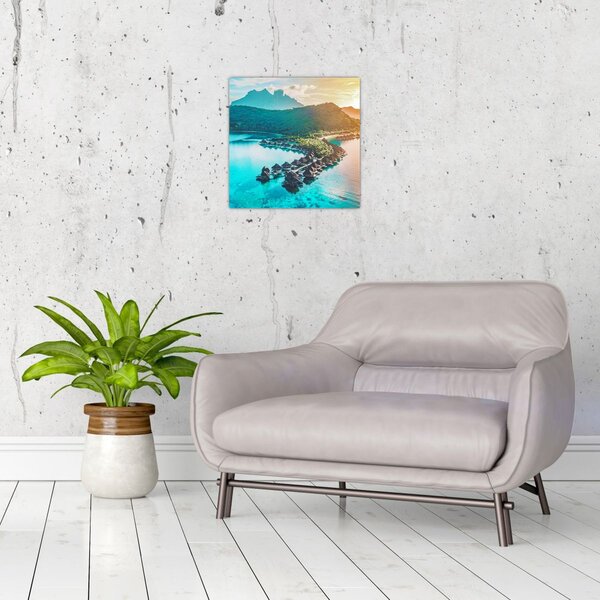 Obraz - Bora Bora (30x30 cm)