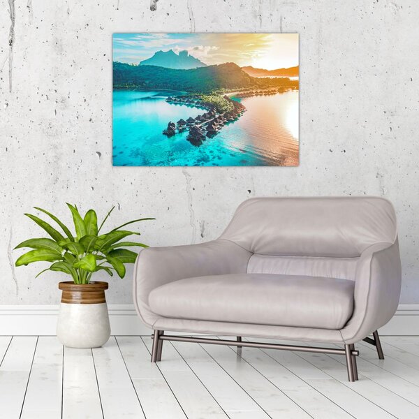 Obraz - Bora Bora (70x50 cm)