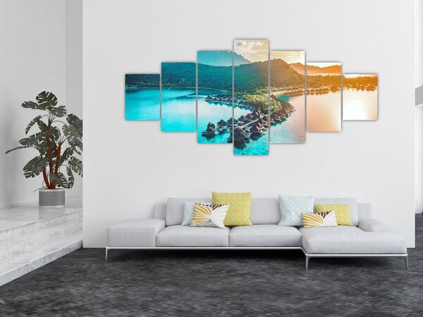 Obraz - Bora Bora (210x100 cm)