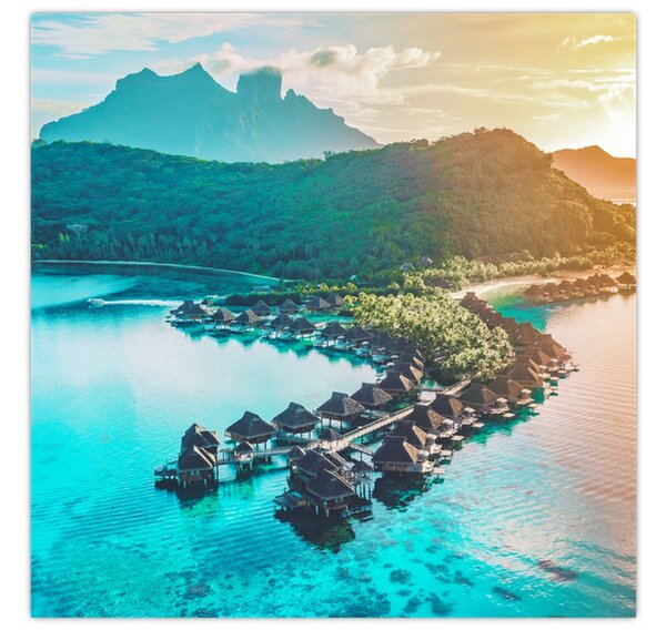 Obraz - Bora Bora (30x30 cm)