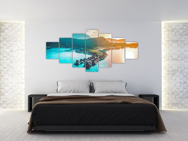Obraz - Bora Bora (210x100 cm)